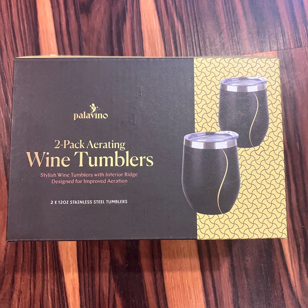 Palavino wine tumblers